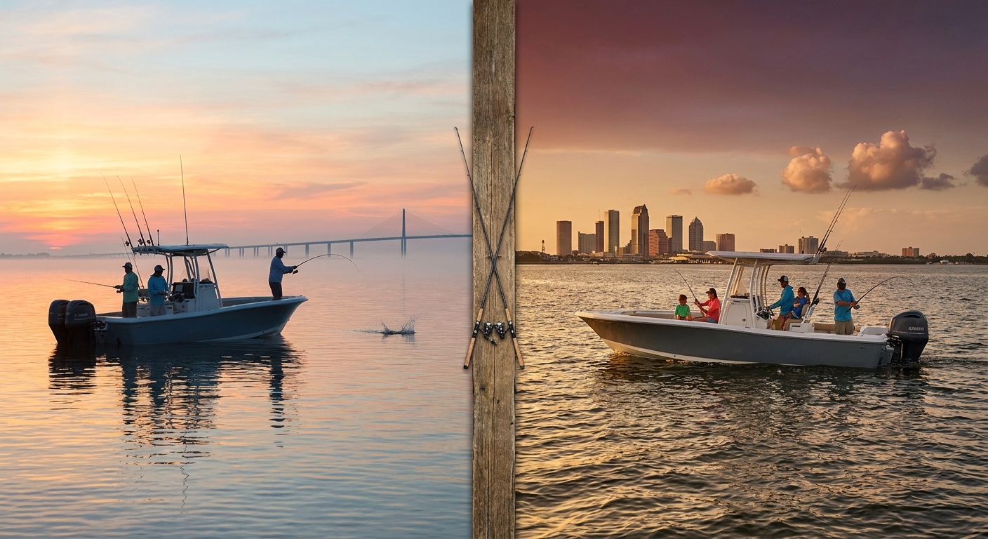 Should You Book a Morning or Afternoon Tampa Fishing Charter?