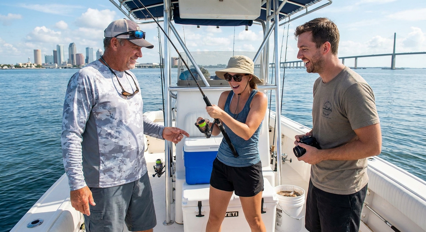 Can Beginners Enjoy a Tampa Fishing Charter?